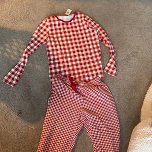 Lands End flannel patterned 100% cotton Pajamas